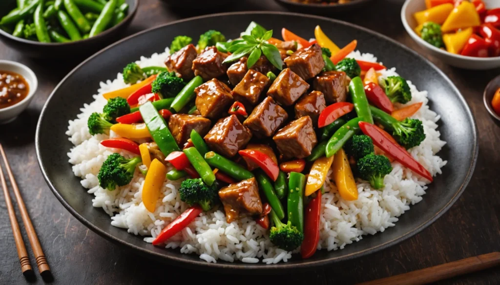 wok au porc