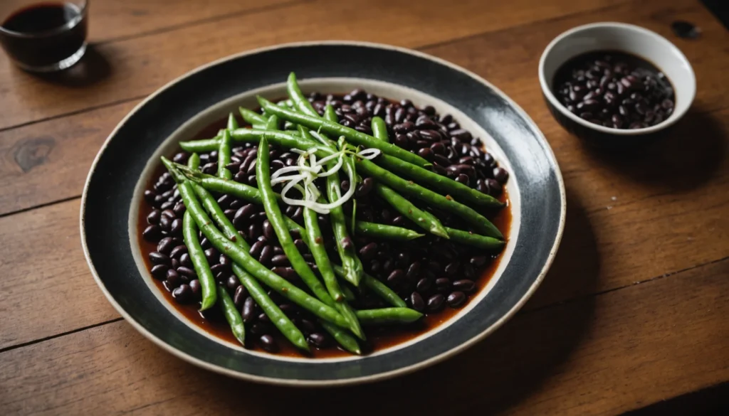 haricot vert noir