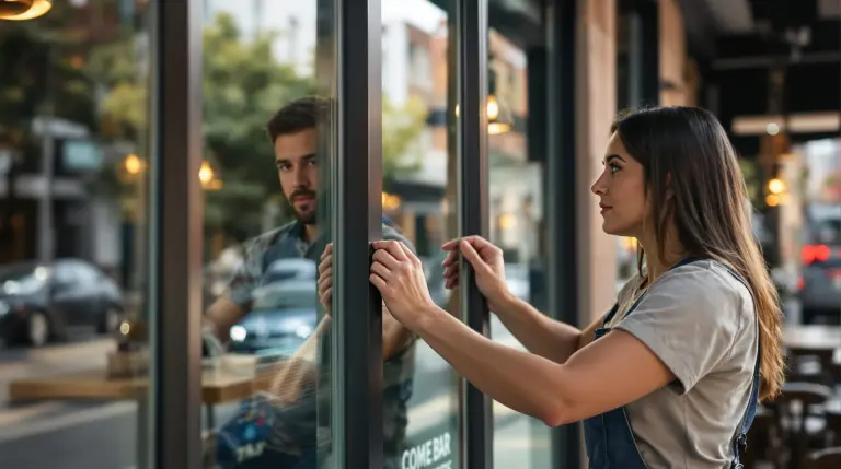 flocage pour les bars et restaurants