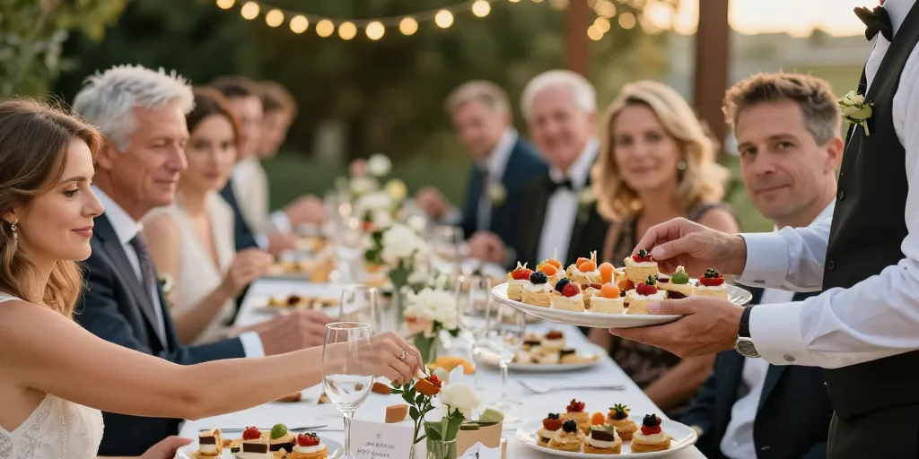 cocktail dinatoire pour un mariage